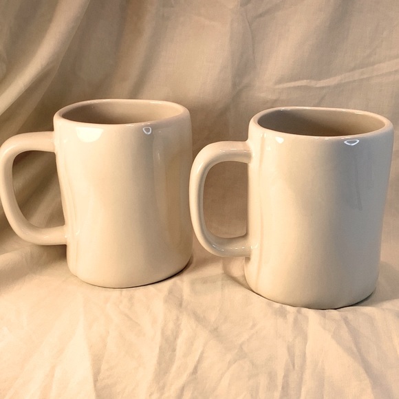 Set of 2 Rae Dunn by Magenta, HERS & HIS Coffee Tea Cocoa Mug, Previously Owned - Picture 3 of 10